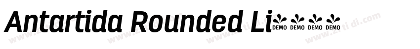 Antartida Rounded Li字体转换